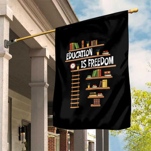 Education Is Freedom Garden Flag African American History Africa Map Books TS12 Print Your Wear