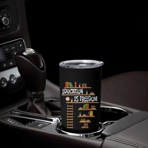Education Is Freedom Tumbler Cup African American History Africa Map Books TS12 Print Your Wear