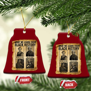 What We Learn From Black History Ceramic Ornament Vintage African American Leaders TS12 Print Your Wear