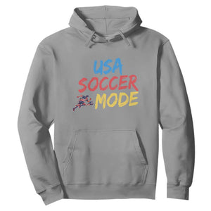 USA Soccer Mode Hoodie United States Team Pride TS12 Sport Gray Print Your Wear