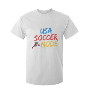 USA Soccer Mode T Shirt For Kid United States Team Pride TS12 White Print Your Wear