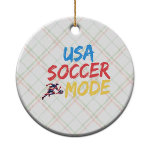 USA Soccer Mode Ceramic Ornament United States Team Pride TS12 1pc Christmas Plaid Print Your Wear