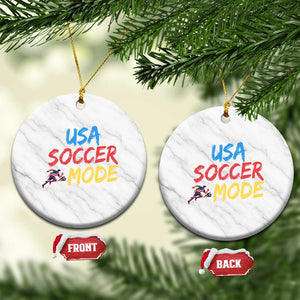 USA Soccer Mode Ceramic Ornament United States Team Pride TS12 1pc White Marble Print Your Wear