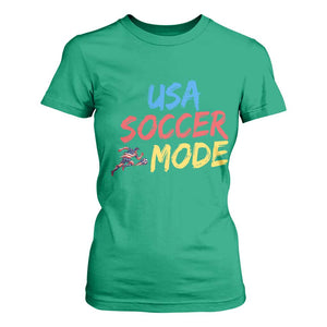 USA Soccer Mode T Shirt For Women United States Team Pride TS12 Irish Green Print Your Wear