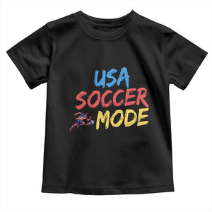 USA Soccer Mode Toddler T Shirt United States Team Pride TS12 Black Print Your Wear