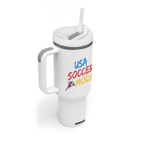 USA Soccer Mode Tumbler With Handle United States Team Pride TS12 Print Your Wear