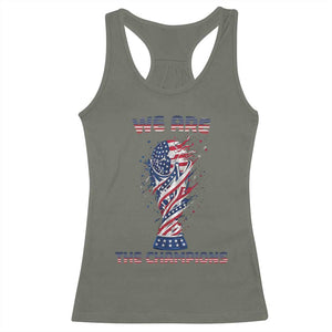 We Are Champions Racerback Tank Top USA Soccer Lover Gift TS12 Military Green Print Your Wear