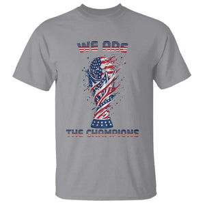 We Are Champions T Shirt USA Soccer Lover Gift TS12 Sport Gray Print Your Wear