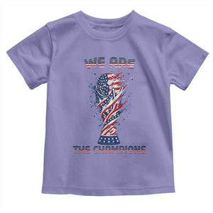 We Are Champions Toddler T Shirt USA Soccer Lover Gift TS12 Violet Print Your Wear