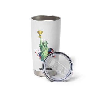 Statue Of Liberty Soccer Cup Tumbler Cup USA Soccer Lover Gift TS12 Print Your Wear
