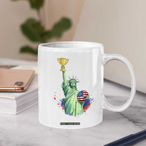 Statue Of Liberty Soccer Cup Coffee Mug USA Soccer Lover Gift TS12 Print Your Wear