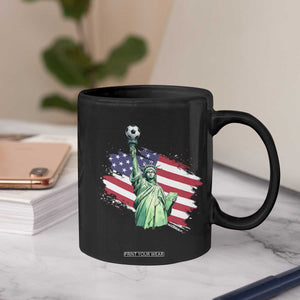 Statue Of Liberty Soccer Lover Coffee Mug New Yorker Fan Gift TS12 Print Your Wear