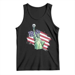 Statue Of Liberty Soccer Lover Tank Top New Yorker Fan Gift TS12 Black Print Your Wear