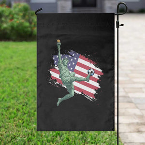 Funny Statue Of Liberty Playing Soccer Garden Flag New Yorker Fan Gift TS12 Print Your Wear