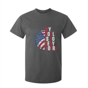 My Goal Is To Deny Yours T Shirt For Kid Soccer Goalie Gift TS12 Dark Heather Print Your Wear