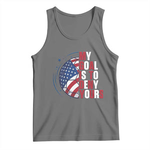 My Goal Is To Deny Yours Tank Top Soccer Goalie Gift TS12 Black Heather Print Your Wear