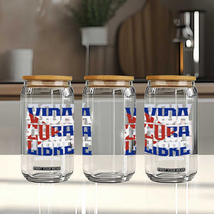 Viva Cuba Libre Glass Can Cuban Freedom Supporter TS12 Print Your Wear