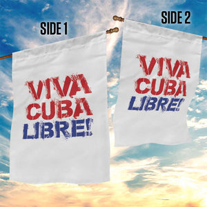 Viva Cuba Libre Garden Flag SOS Cuba Stand With Freedom Movement TS12 Print Your Wear