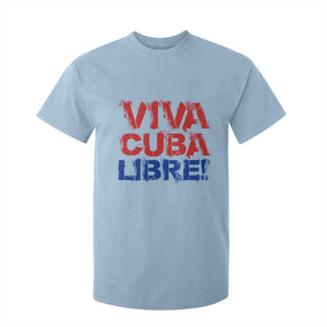 Viva Cuba Libre T Shirt For Kid SOS Cuba Stand With Freedom Movement TS12 Light Blue Print Your Wear
