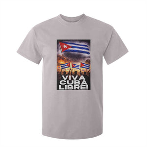 Viva Cuba Libre T Shirt For Kid Cuban Freedom Protest TS12 Ice Gray Print Your Wear