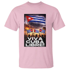 Viva Cuba Libre T Shirt Cuban Freedom Protest TS12 Light Pink Print Your Wear