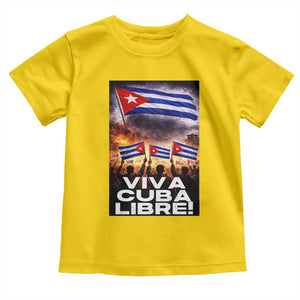 Viva Cuba Libre Toddler T Shirt Cuban Freedom Protest TS12 Daisy Print Your Wear