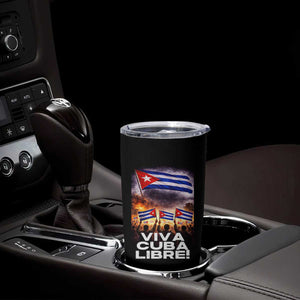 Viva Cuba Libre Tumbler Cup Cuban Freedom Protest TS12 Print Your Wear