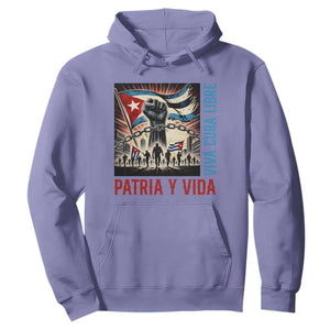 Cuban American Pride Hoodie Viva Cuba Libre Supporter TS12 Violet Print Your Wear