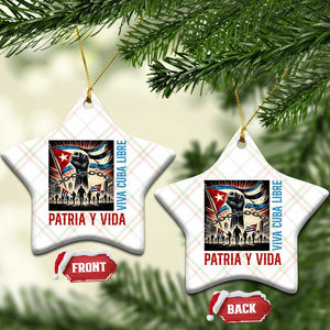 Cuban American Pride Ceramic Ornament Viva Cuba Libre Supporter TS12 Print Your Wear
