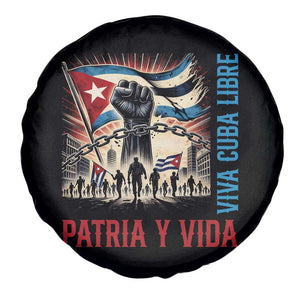 Cuban American Pride Spare Tire Cover Viva Cuba Libre Supporter TS12 Print Your Wear