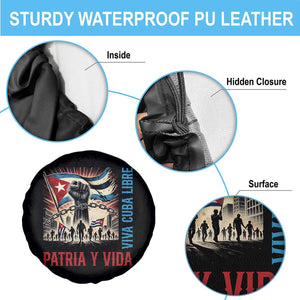 Cuban American Pride Spare Tire Cover Viva Cuba Libre Supporter TS12 Print Your Wear