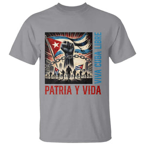 Cuban American Pride T Shirt Viva Cuba Libre Supporter TS12 Sport Gray Print Your Wear