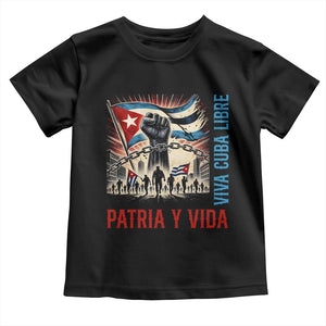 Cuban American Pride Toddler T Shirt Viva Cuba Libre Supporter TS12 Black Print Your Wear