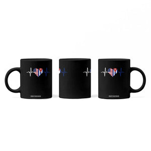 Heartbeat Cuba USA Coffee Mug Cuban American Pride TS12 Print Your Wear
