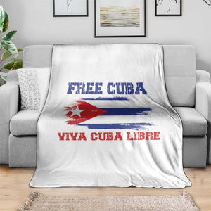 Cuban American Pride Throw Blanket Freedom For Cuba TS12 Print Your Wear