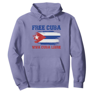 Cuban American Pride Hoodie Freedom For Cuba TS12 Violet Print Your Wear