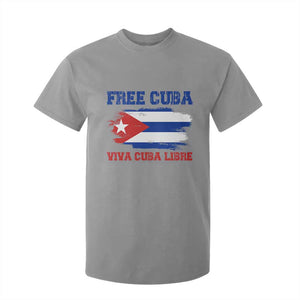 Cuban American Pride T Shirt For Kid Freedom For Cuba TS12 Sport Gray Print Your Wear