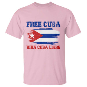 Cuban American Pride T Shirt Freedom For Cuba TS12 Light Pink Print Your Wear