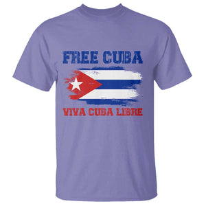 Cuban American Pride T Shirt Freedom For Cuba TS12 Violet Print Your Wear