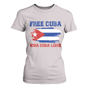 Cuban American Pride T Shirt For Women Freedom For Cuba TS12 Ice Gray Print Your Wear