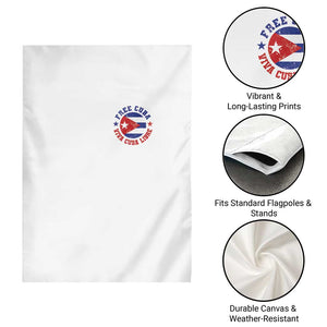 Free Cuba Viva Cuba Libre Garden Flag SOS Cuba Energy Crisis TS12 Print Your Wear