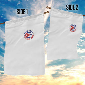 Free Cuba Viva Cuba Libre Garden Flag SOS Cuba Energy Crisis TS12 Print Your Wear