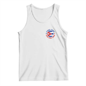 Free Cuba Viva Cuba Libre Tank Top SOS Cuba Energy Crisis TS12 White Print Your Wear