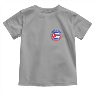 Free Cuba Viva Cuba Libre Toddler T Shirt SOS Cuba Energy Crisis TS12 Sport Gray Print Your Wear
