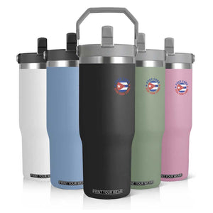 Free Cuba Viva Cuba Libre Flip Straw Tumbler SOS Cuba Energy Crisis TS12 Print Your Wear