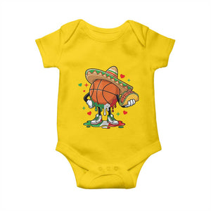 Funny Cinco De Mayo Basketball Baby Onesie Mexican Fiesta Party TS12 Daisy Print Your Wear