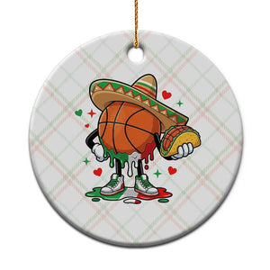Funny Cinco De Mayo Basketball Ceramic Ornament Mexican Fiesta Party TS12 1pc Christmas Plaid Print Your Wear