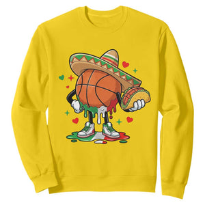Funny Cinco De Mayo Basketball Sweatshirt Mexican Fiesta Party TS12 Daisy Print Your Wear