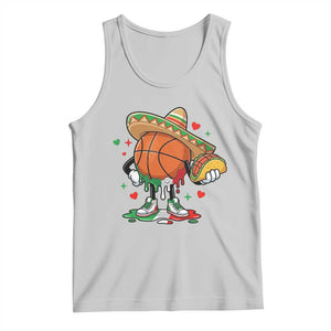 Funny Cinco De Mayo Basketball Tank Top Mexican Fiesta Party TS12 Ash Print Your Wear