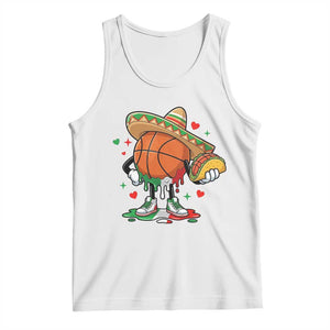 Funny Cinco De Mayo Basketball Tank Top Mexican Fiesta Party TS12 White Print Your Wear
